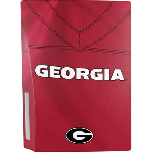 University of Georgia Red Jersey PS5 Console Skin